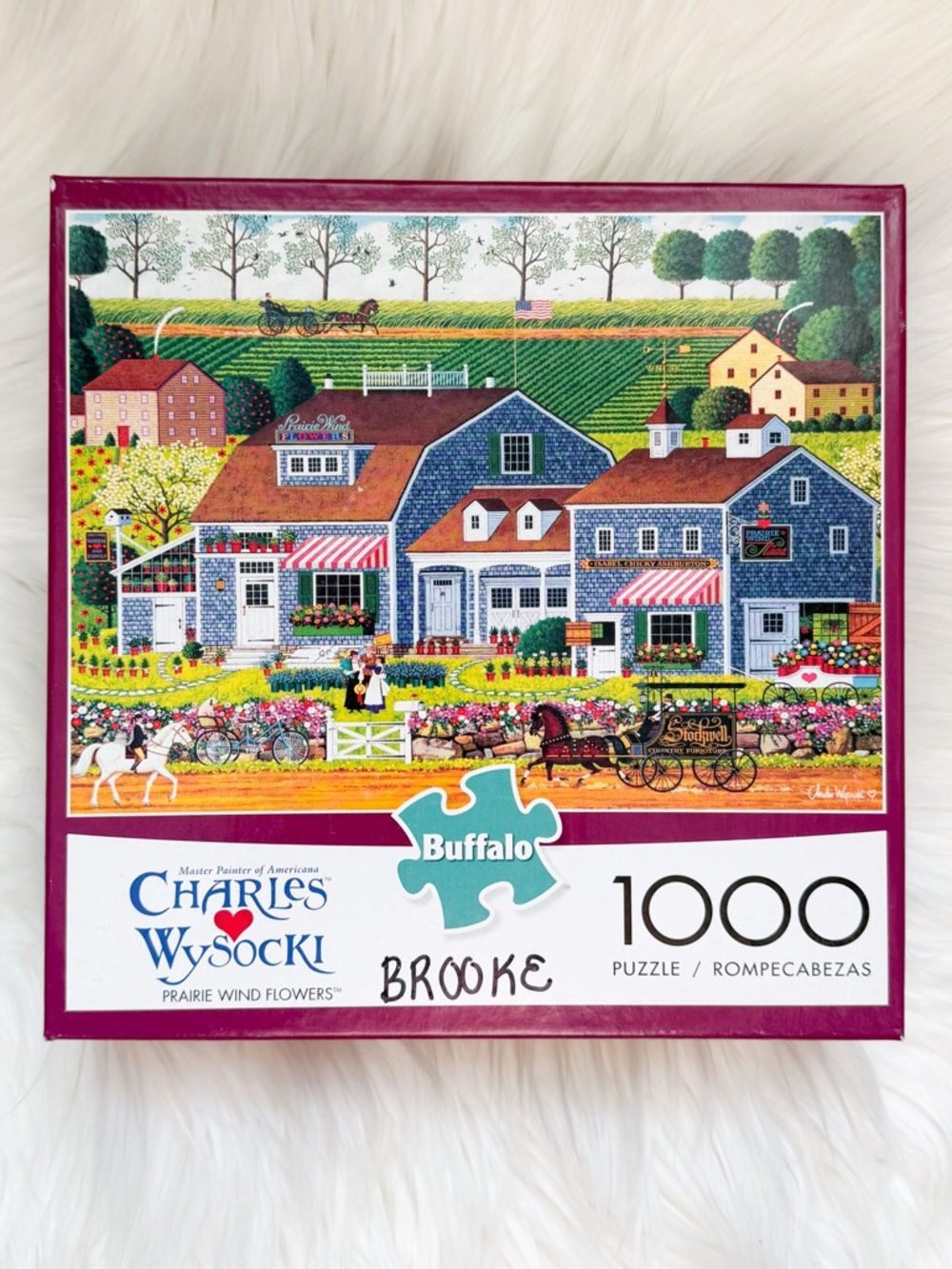 Buffalo Games Prairie Wind Flowers 1000 Piece Puzzle